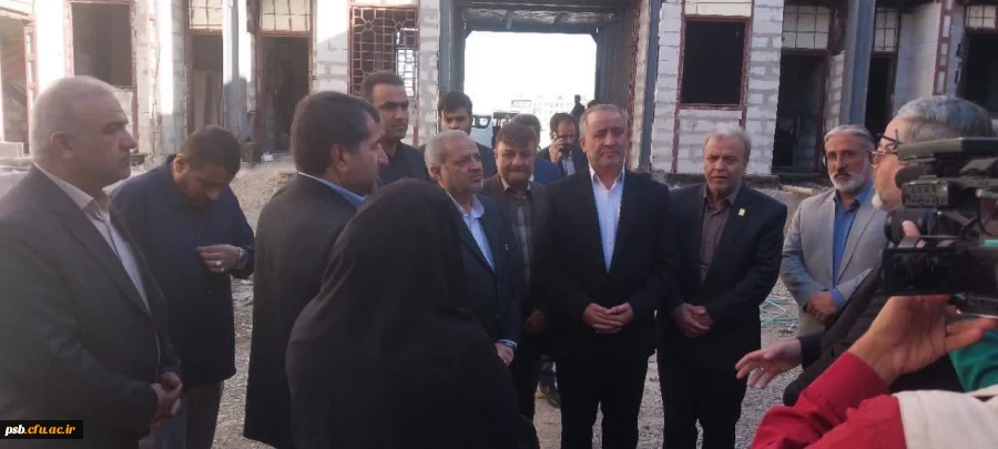 بازدید وزیر محترم آموزش و پرورش از پروژه جامع دانشگاه فرهنگیان خراسان جنوبی. 2